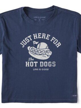 LIFE IS GOOD Short Sleeve Crusher Boxy Tee